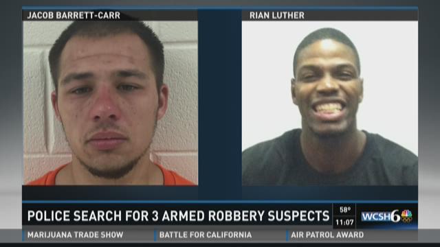 Police search for 3 armed robbery suspects