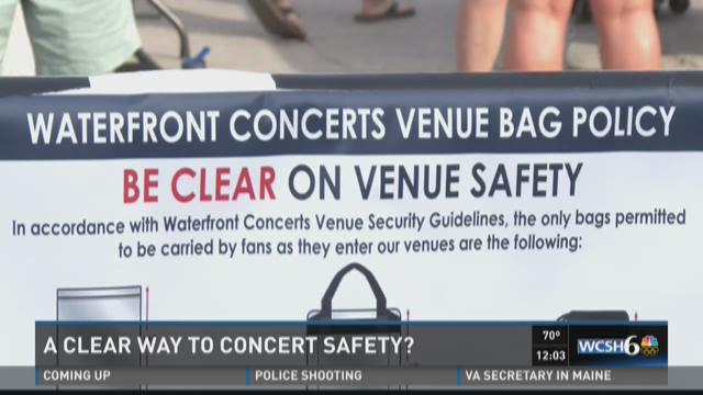 Waterfront Concerts implements clear bag policy | newscentermaine.com